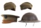 WWI US ARMY OFFICER HEADGEAR LOT OF 4