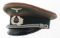 WWII GERMAN ARMY ARTILLERY OFFICER VISOR HAT