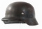 WWII GERMAN ARMY M35 CAMO COMBAT HELMET W/ DECAL