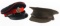 WWII BRITISH & AUSTRALIAN ARMY VISOR CAP LOT OF 2