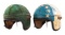 COLD WAR US NAVY PAINTED GENTEX H-4 FLIGHT HELMETS