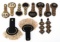 INDIAN WARS US ARMY EM & OFFICER EPAULETS LOT OF 6