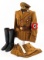 WWII GERMAN ORTSGRUPPE AMTESLEITER NSDAP UNIFORM