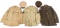 WWII US ARMY NCO UNIFORM TUNICS LOT OF 3