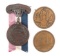 CIVIL WAR WEST VIRGINIA NAMED DISCHARGE MEDALS