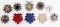 INDIAN WARS US ARMY REGIMENTAL STARS CAP INSIGNIA