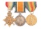 WWI BRITISH MILITARY MEDALS LOT OF 3