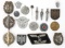WWII GERMAN TINNIES / BADGES & PINS LOT