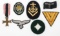 WWII GERMAN PATCHES AND MEDAL LOT OF 7