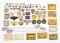 WWII US AAF - RED CROSS & WAAC INSIGNIA & BADGES