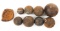 CIVIL WAR CANNONBALLS LOT OF 9
