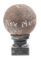 CIVIL WAR 7 LB CANNONBALL WITH HOLDER