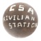 CIVIL WAR 12 LB CANNONBALL