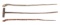 CIVIL WAR ERA WOOD WALKING STICKS / CANE LOT OF 3