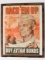 FRAMED WWII GENERAL EISENHOWER WAR BOND POSTER