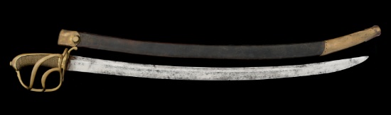 18th C. SWISS GRENADIER HANGER SWORD