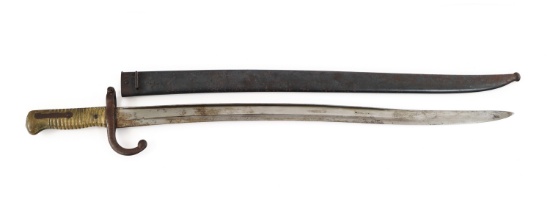 FRENCH M1866 CHASSEPOT SWORD BAYONET