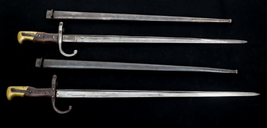 FRENCH M1874 GRAS BAYONET LOT OF 2