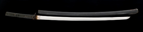 JAPANESE KATANA WITH SHINOGI-ZUKURI SIGNED BLADE