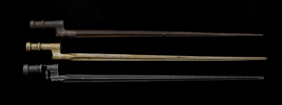 19th C. RUSSIAN SOCKET BAYONET LOT OF 3