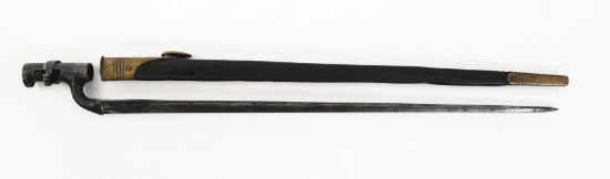 BRITISH INDIA REGIMENTAL MARKED M1853 BAYONET