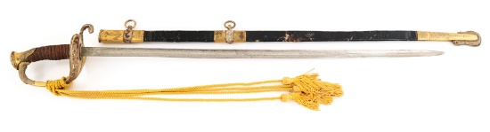 WWI USS K-4 SUBMARINE OFFICER PRESENTATION SWORD