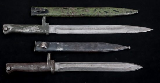 WWI GERMAN & TURKISH ERSATZ BAYONET LOT OF 2