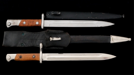 WWI SPANISH M1884/98 & M1893 BAYONETS LOT OF 2