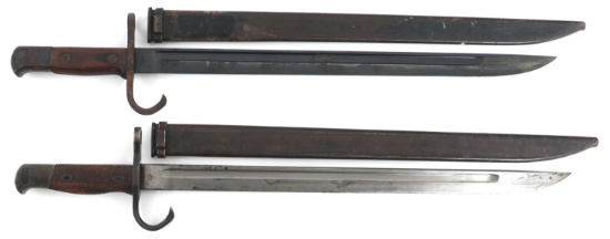 WWII JAPANESE TYPE 30 ARISAKA BAYONET LOT OF 2