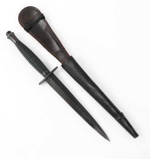 WWII 3rd PATTERN FAIRBAIRN SYKES KNIFE & SCABBARD