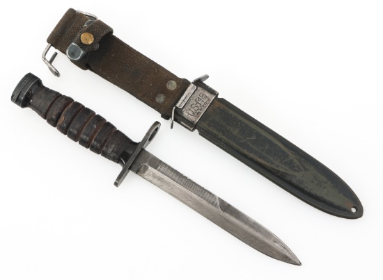 WWII US ARMY M4 BAYONET & SCABBARD BY IMPERIAL