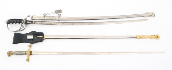 US ARMY M1902 & MILITARY ACADEMY CADET SWORD LOT