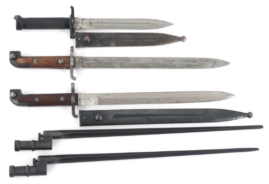 WWI - COLD WAR SWEDISH & HUNGARIAN BAYONET LOT