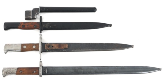 COLD WAR WORLD MILITARY BAYONET LOT OF 4