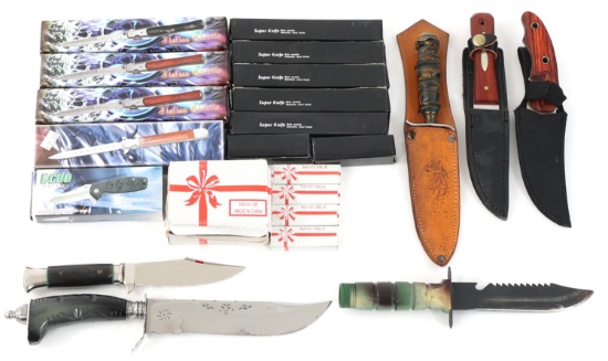 MODERN FIXED & FOLDING BLADE KNIVES