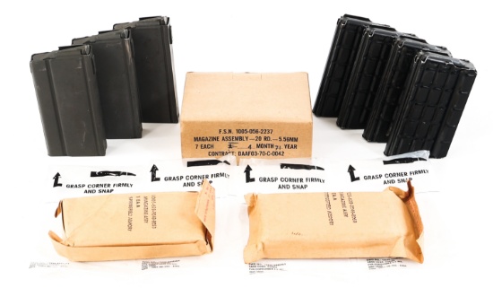 VIETNAM WAR ERA M14 & M16 RIFLE MAGAZINE LOT