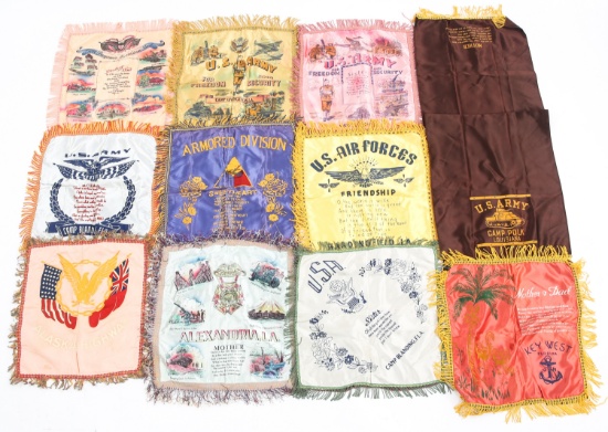 WWII US ARMED FORCES PILLOW SHAMS