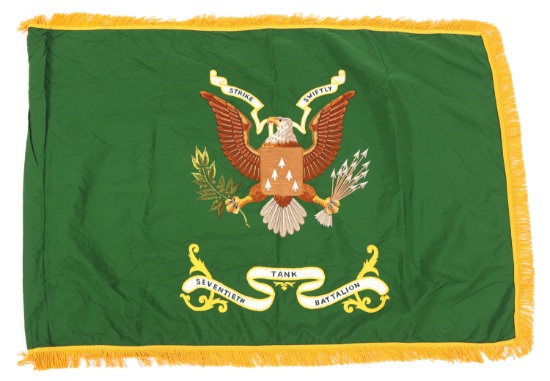 MODERN CONFLICTS US ARMY 17th TANK BATTALION FLAG