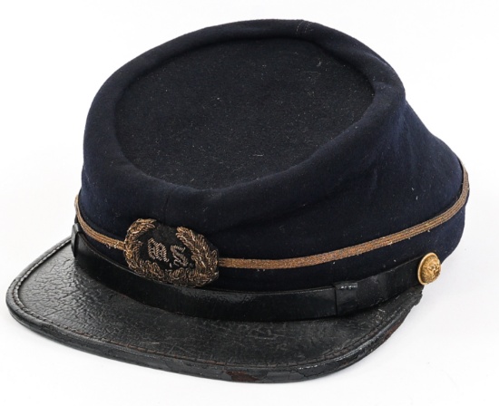 INDIAN WARS MEDICAL STEWARD M1872 FORAGE CAP KEPI