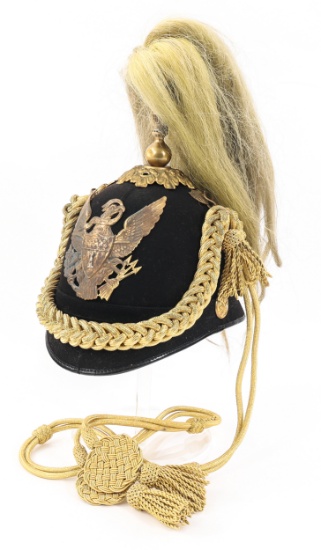 SPAN-AM WAR US ARMY M1881 CAVALRY OFFICER HELMET
