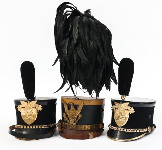 WWII - COLD WAR WEST POINT CADET & MUSICIAN SHAKO