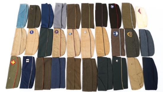 WWII - COLD WAR US ARMED FORCES GARRISON CAPS