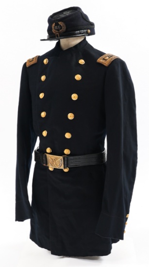 CIVIL WAR US MEDICAL SURGEON OFF. UNIFORM & KEPI