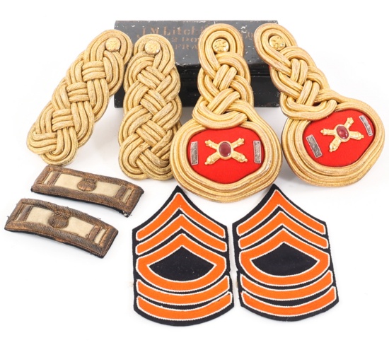 US ARMY M1872 - 1903 OFF SHOULDER BOARDS & RANKS