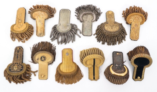 SOUTH AMERICAN & WORLD MILITARY DRESS EPAULETS LOT