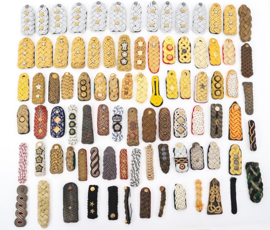 WORLD MILITARY DRESS SHOULDER BOARDS LOT