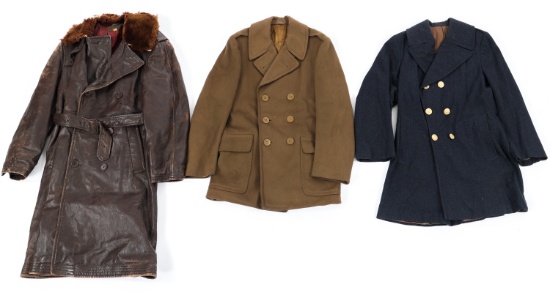 WWII - COLD WAR US NAVY / ARMY & CIVILIAN COATS