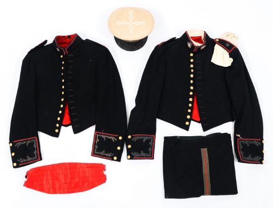 COLD WAR ERA USMC OFFICER EVENING DRESS UNIFORMS