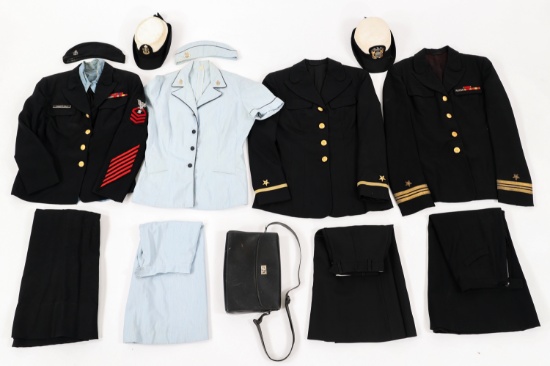 COLD WAR USN WOMENS NCO & OFFICER UNIFORMS