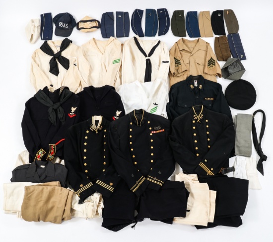 WWII - COLD WAR US ARMED FORCES UNIFORM ITEMS